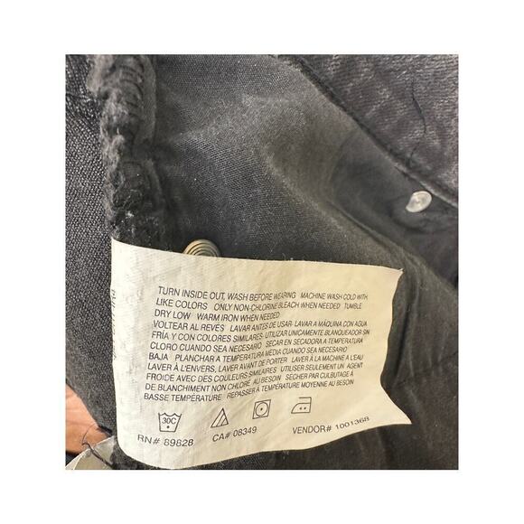 Adrenne Vittadini Size 10 Mid Rise 5 Pocket Skinny Leg Denim Jeans Faded Black - Picture 11 of 12